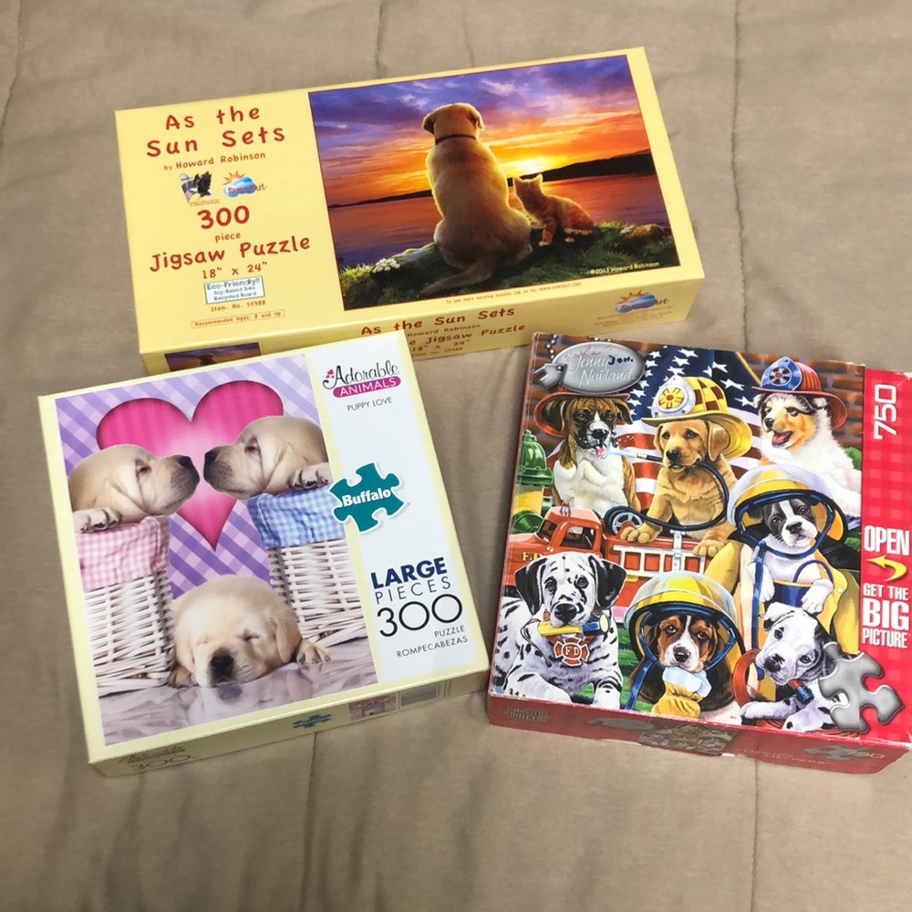 3 puppy dog puzzles for pet lovers 🐶adorable!🐕